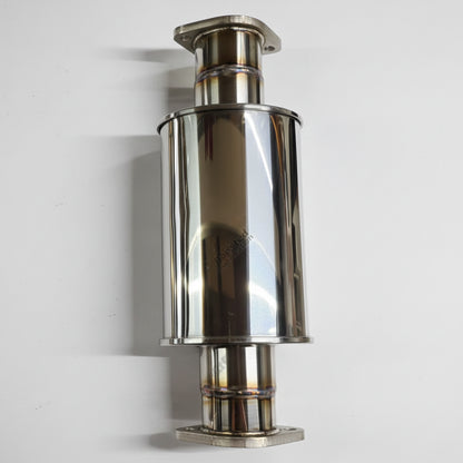 Boosted Fabrication Resonated Race Pipe (Ultra Quiet Style) (Evo 8/9) - 1