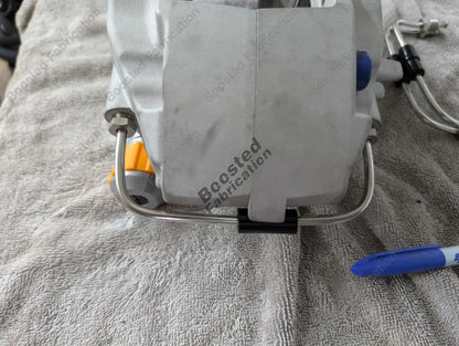 Boosted Fabrication Stainless Caliper Cross Over Brake Lines For Brembo Calipers (Evo 8/9)