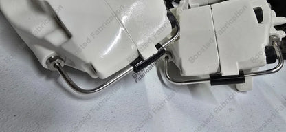 Boosted Fabrication Stainless Caliper Cross Over Brake Lines For Brembo Calipers (Evo 8/9)