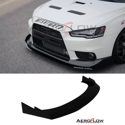 Aeroflow Dynamics 2007-2015 Mitsubishi Evo X Front Splitter V3