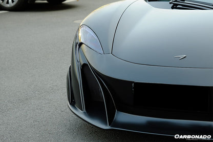 Carbonado 2011-2014 McLaren MP4 12C 675LT Style Part Carbon Fiber Front Bumper And Fender