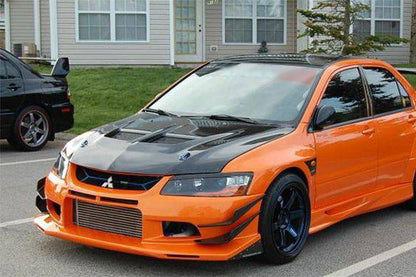 Carbonado VTC Style Front Bumper | 2003-2006 Mitsubishi Evo 7/8/9