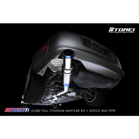 Tomei Expreme Ti Cat-Back Exhaust 4in (93-02 MK4 Supra)