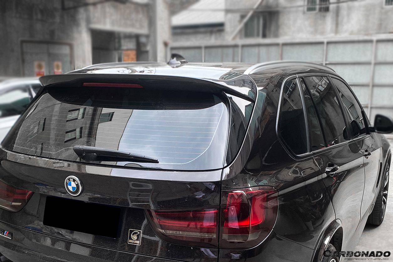 Carbonado 2014-2018 BMW X5 F15 VS Style Carbon Fiber Roof Spoiler