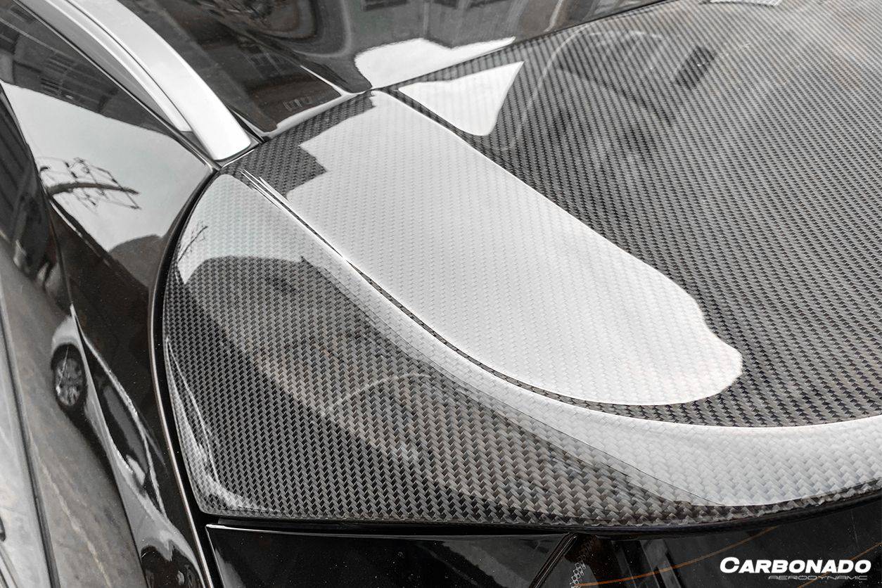 Carbonado 2014-2018 BMW X5 F15 VS Style Carbon Fiber Roof Spoiler