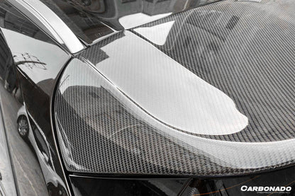 Carbonado 2014-2018 BMW X5 F15 VS Style Carbon Fiber Roof Spoiler