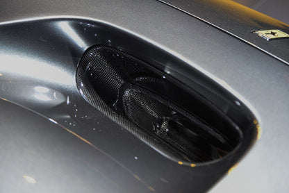Carbonado OEM Style Dry Carbon Fiber Hood Vents | 2019-2024 Ferrari F8