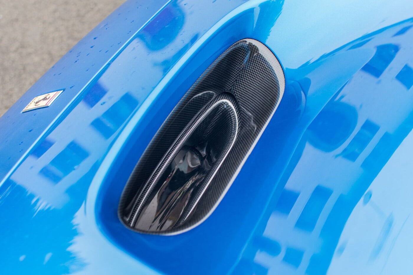 Carbonado OEM Style Dry Carbon Fiber Hood Vents | 2019-2024 Ferrari F8