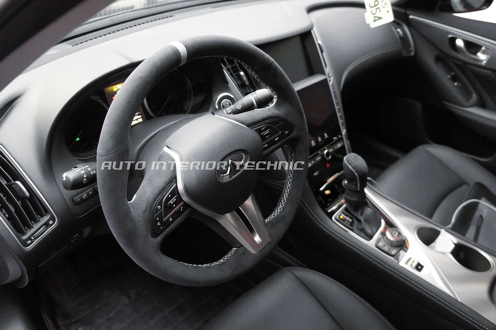 Auto Interior Technic Steering Wheel Wrap (17+ Infiniti Q60)