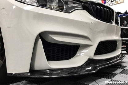 Borde delantero de fibra de carbono estilo VRS para BMW M3 F80 M4 F82 2014-2020 Carbonado