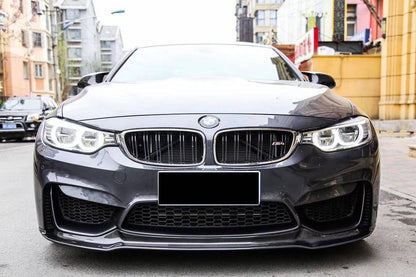 Borde delantero de fibra de carbono estilo VRS para BMW M3 F80 M4 F82 2014-2020 Carbonado