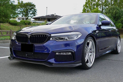 Borde delantero de fibra de carbono estilo M-TECH ECC para BMW Serie 5 G30 G38 2017-2019