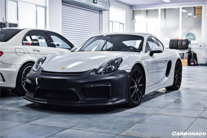 Carbonado 2012-2016 Porsche 981 Boxster | Cayman GT4 Style Front Bumper