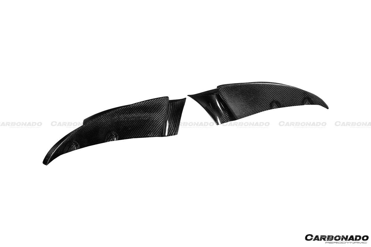 Divisores de labios de fibra de carbono estilo MP para BMW M3 E90 E92 E93 Carbonado 2008-2012