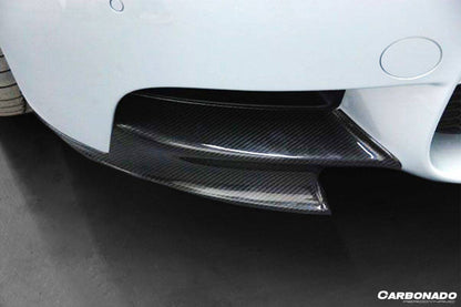 Divisores de labios de fibra de carbono estilo MP para BMW M3 E90 E92 E93 Carbonado 2008-2012