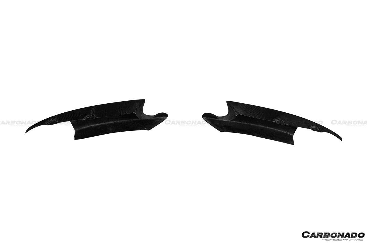 Divisores de labios de fibra de carbono estilo MP para BMW M3 E90 E92 E93 Carbonado 2008-2012