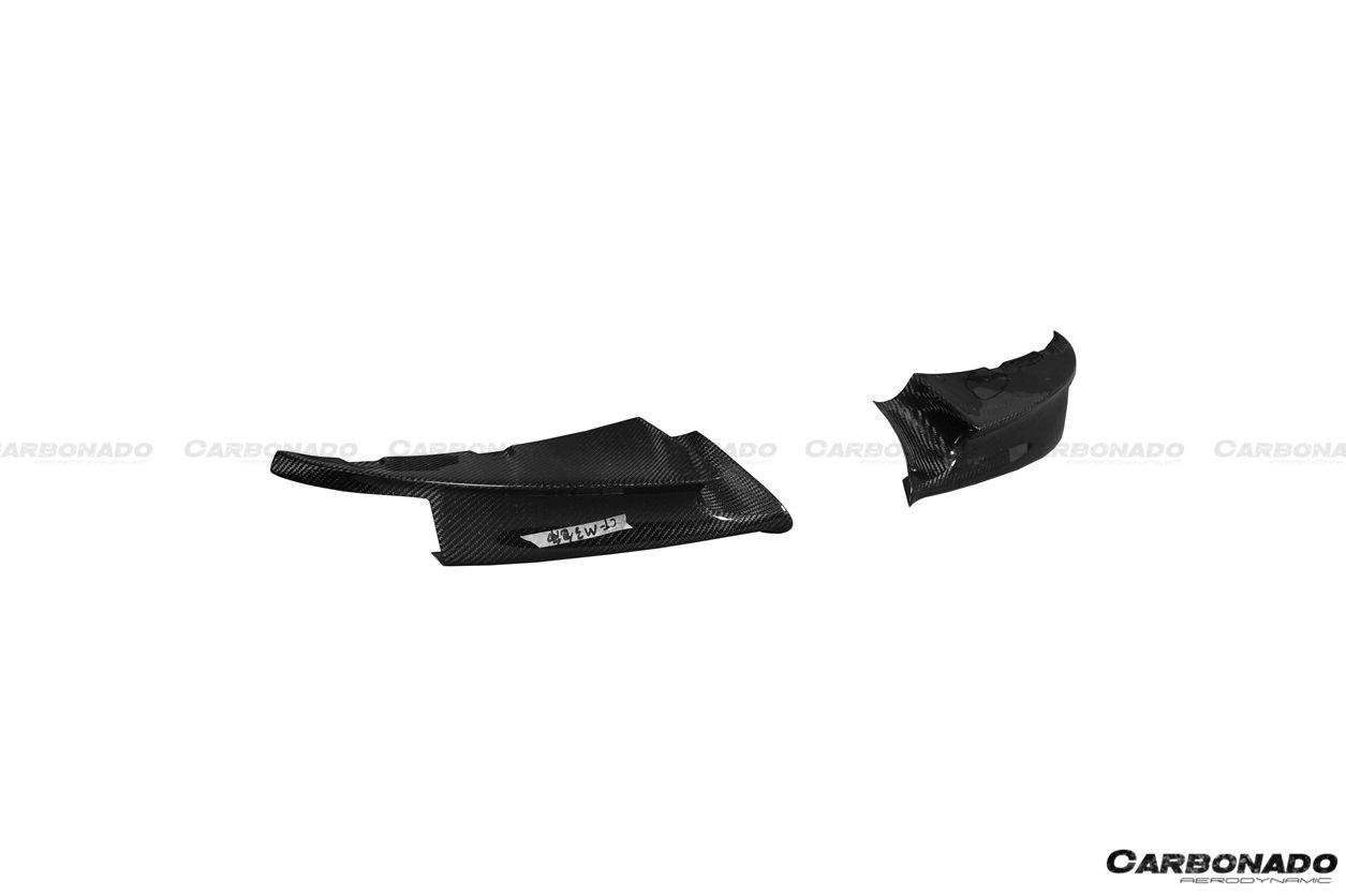 Divisores de labios de fibra de carbono estilo MP para BMW M3 E90 E92 E93 Carbonado 2008-2012