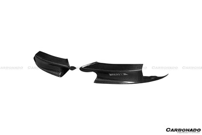 Divisores de labios de fibra de carbono estilo MP para BMW M3 E90 E92 E93 Carbonado 2008-2012