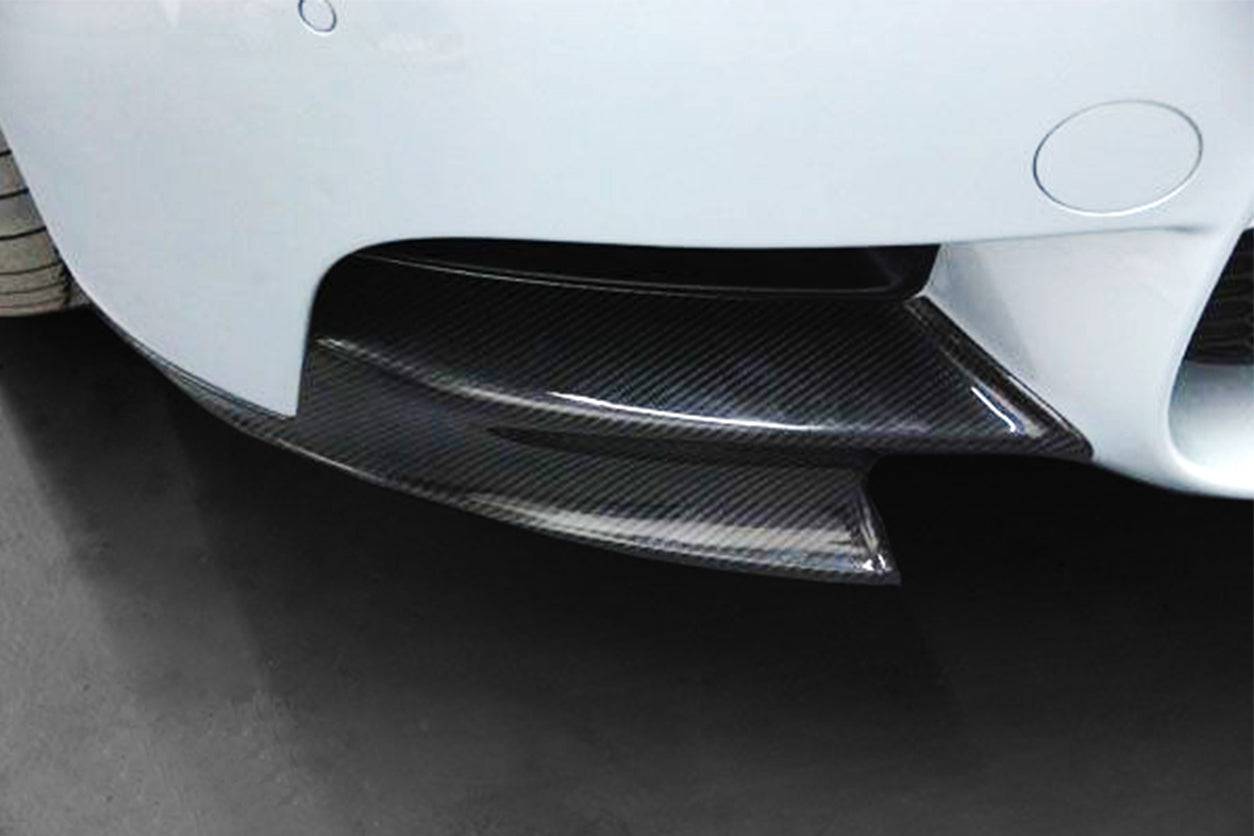 Divisores de labios de fibra de carbono estilo MP para BMW M3 E90 E92 E93 Carbonado 2008-2012