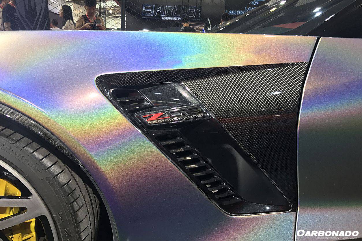 Carbonado 2013-2017 Corvette Z06 Grandsport OE Style Front Fender