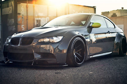 Carbonado 2008-2012 BMW M3 E92/E93 DE Style Carbon Fiber Front Lip