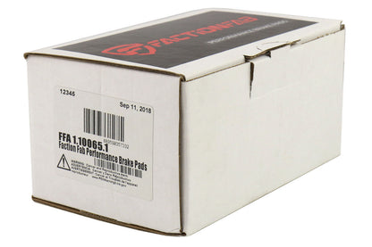 Pastillas de freno delanteras FactionFab F-Spec para Subaru WRX 2002-2003
