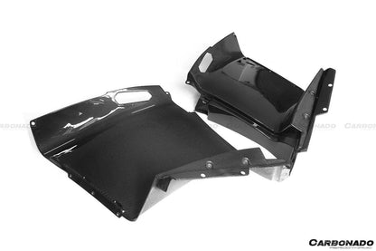 Carbonado 2011-2016 Lamborghini Aventador LP700 Coupe OEM Style Carbon Fiber Quarter Panel Fender Vent Inside