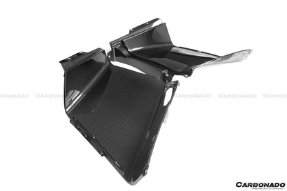 Carbonado 2011-2016 Lamborghini Aventador LP700 Coupe OEM Style Carbon Fiber Quarter Panel Fender Vent Inside