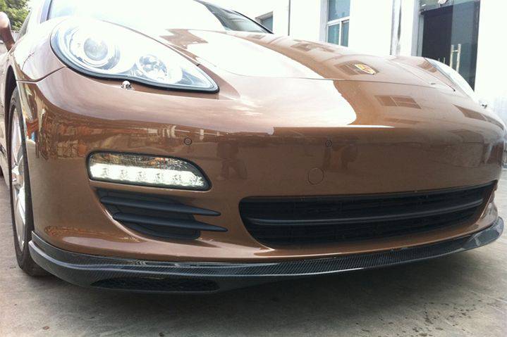 Carbonado 2010-2013 Porsche Panamera 970.1 GMT Style Carbon Fiber Front Lip