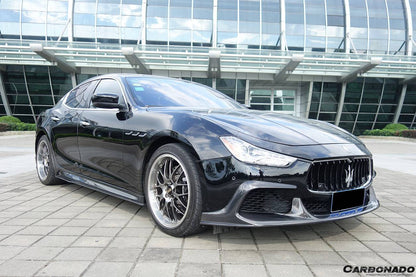 Borde frontal estilo EPC del Maserati Ghibli Carbonado 2014-2017