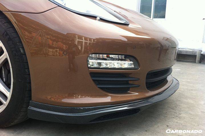 Carbonado 2010-2013 Porsche Panamera 970.1 GMT Style Carbon Fiber Front Lip