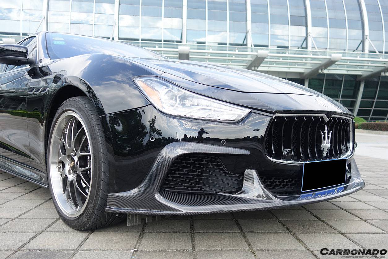 Borde frontal estilo EPC del Maserati Ghibli Carbonado 2014-2017