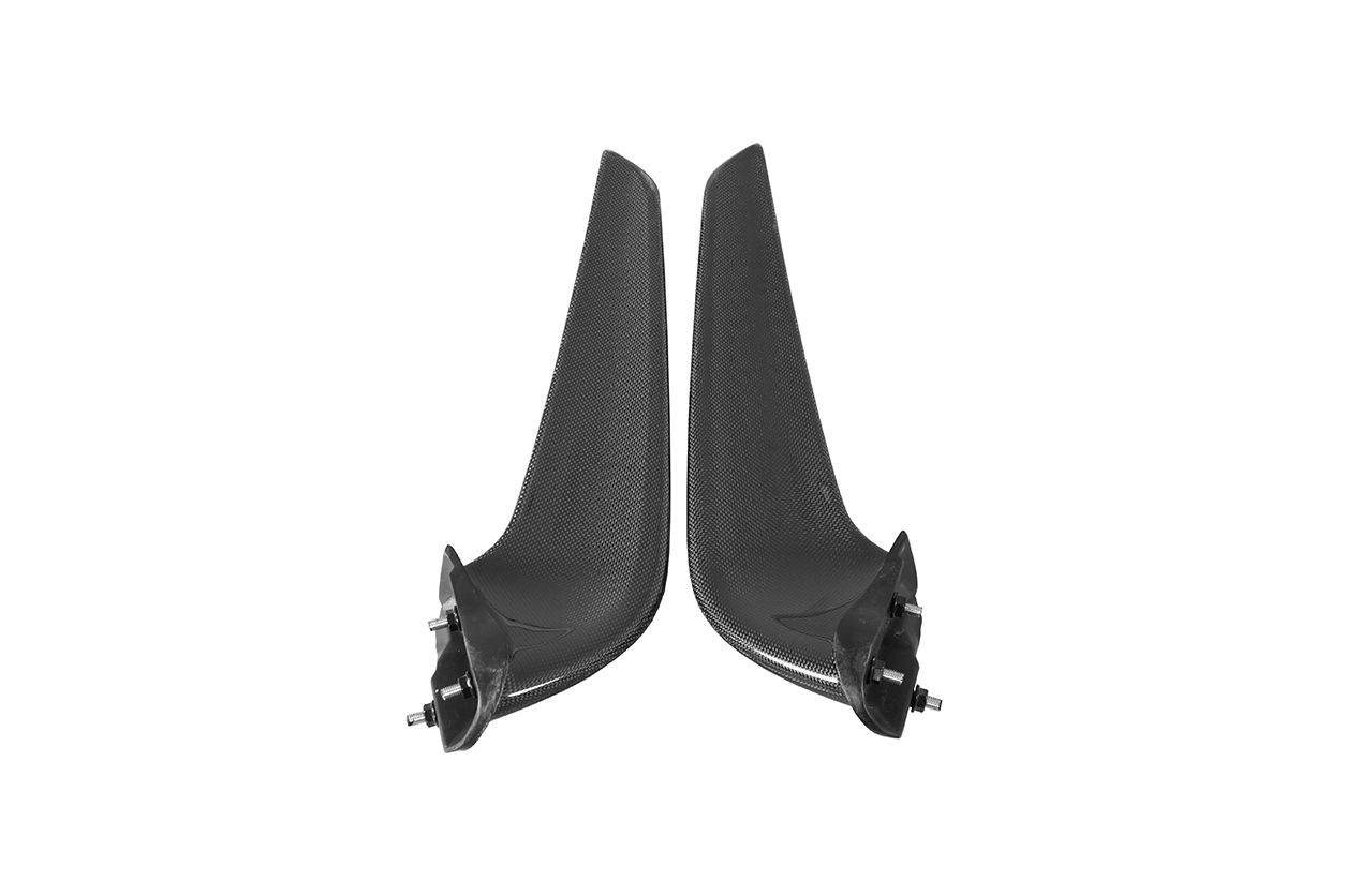 Carbonado 2010-2015 Ferrari 458 Coupe Spider OE estilo fibra de carbono parachoques delantero Canards