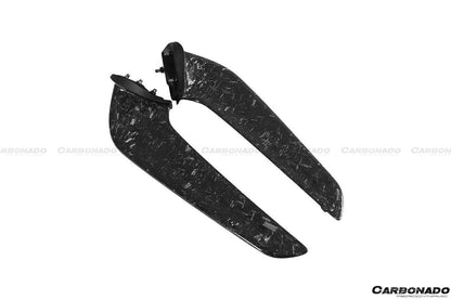 Carbonado 2010-2015 Ferrari 458 Coupe Spider OE estilo fibra de carbono parachoques delantero Canards