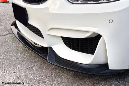 Carbonado 2014-2020 BMW M3 F80 M4 F82 VA Style Carbon Fiber Front Lip