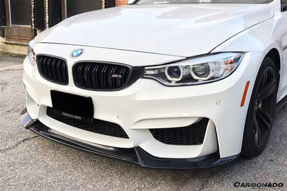 Carbonado 2014-2020 BMW M3 F80 M4 F82 VA Style Carbon Fiber Front Lip