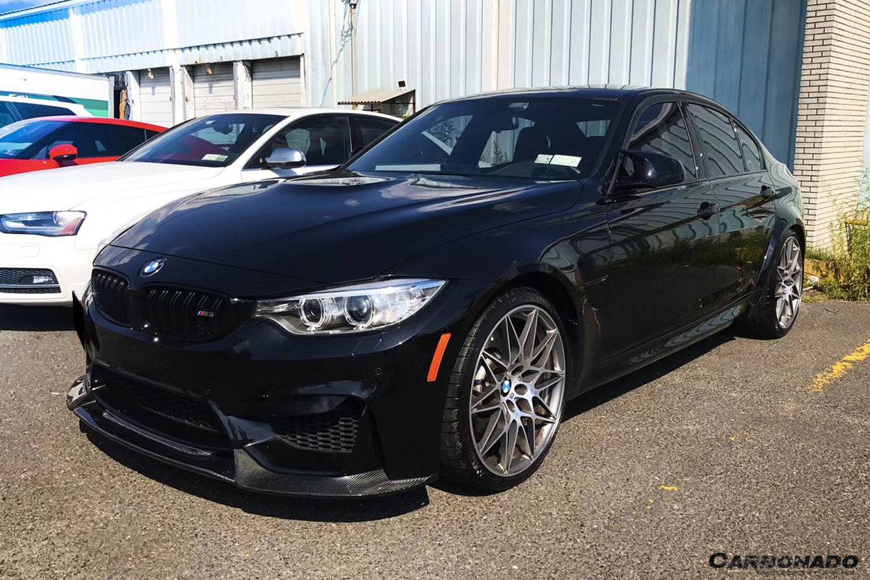 Carbonado 2014-2020 BMW M3 F80 M4 F82 VA Style Carbon Fiber Front Lip