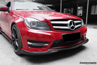 Mercedes Benz W204 Clase C Sedán Coupé Estilo AMG Carbonado 2012-2014