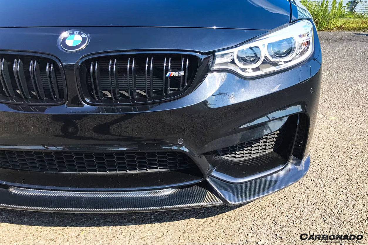 Carbonado 2014-2020 BMW M3 F80 M4 F82 VA Style Carbon Fiber Front Lip