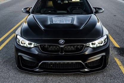 Borde delantero de fibra de carbono estilo SM para BMW M3 F80 M4 F82 (2014-2020)