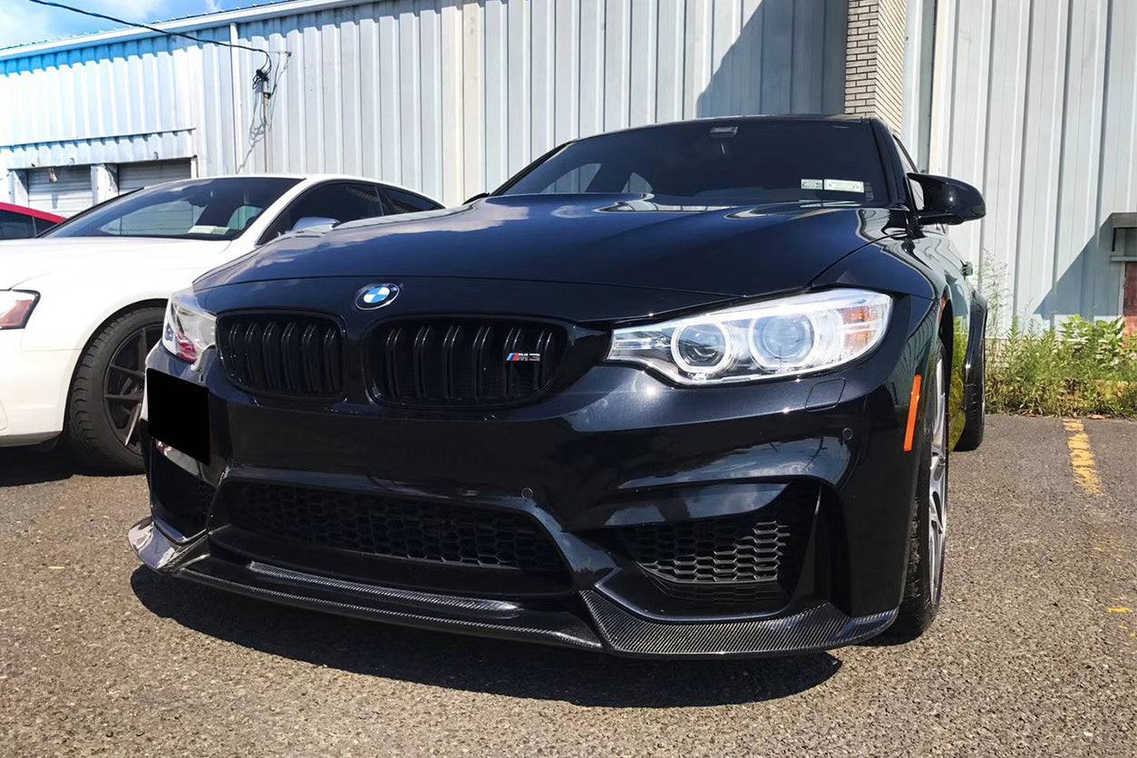 Carbonado 2014-2020 BMW M3 F80 M4 F82 VA Style Carbon Fiber Front Lip
