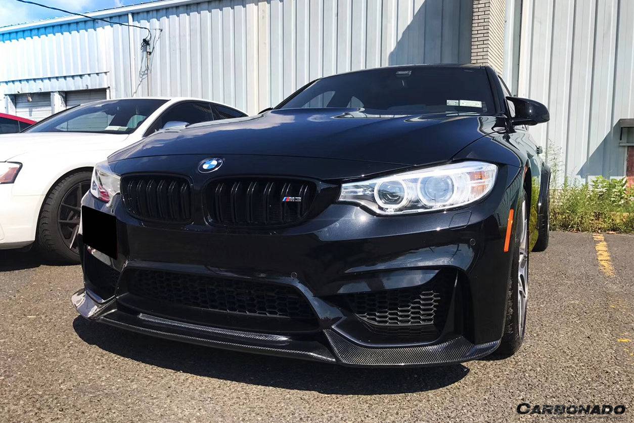 Carbonado 2014-2020 BMW M3 F80 M4 F82 VA Style Carbon Fiber Front Lip