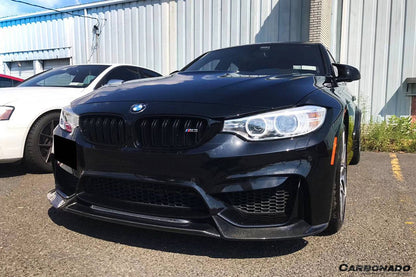 Carbonado 2014-2020 BMW M3 F80 M4 F82 VA Style Carbon Fiber Front Lip