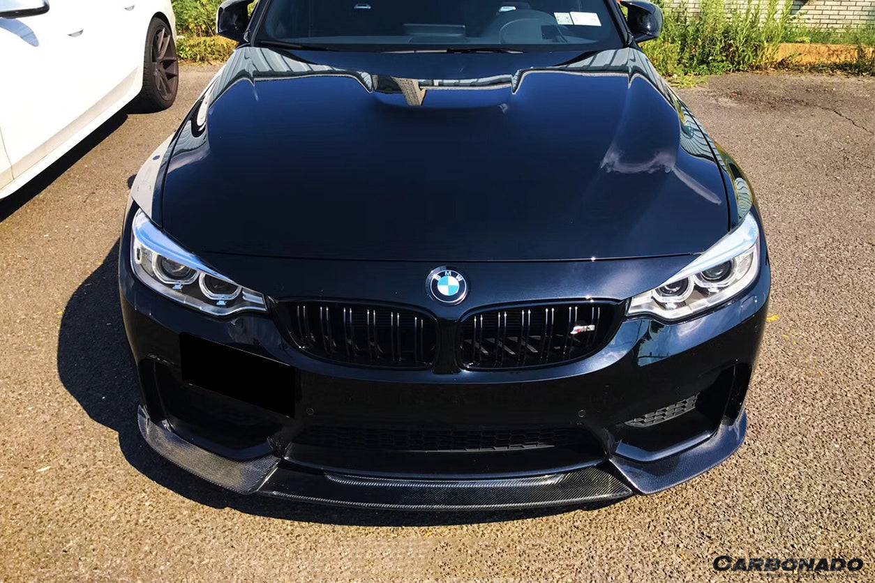 Carbonado 2014-2020 BMW M3 F80 M4 F82 VA Style Carbon Fiber Front Lip
