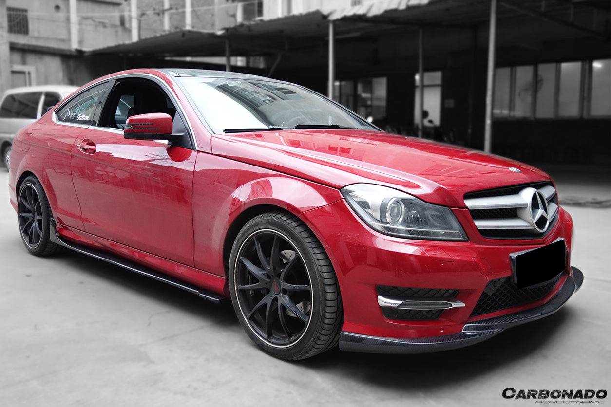 Mercedes Benz W204 Clase C Sedán Coupé Estilo AMG Carbonado 2012-2014