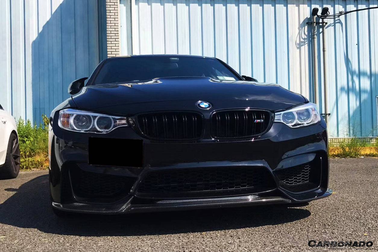 Carbonado 2014-2020 BMW M3 F80 M4 F82 VA Style Carbon Fiber Front Lip