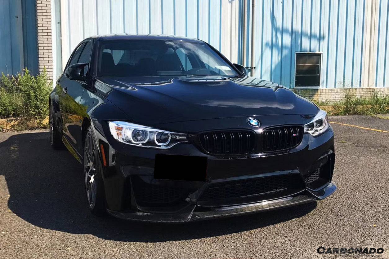 Carbonado 2014-2020 BMW M3 F80 M4 F82 VA Style Carbon Fiber Front Lip