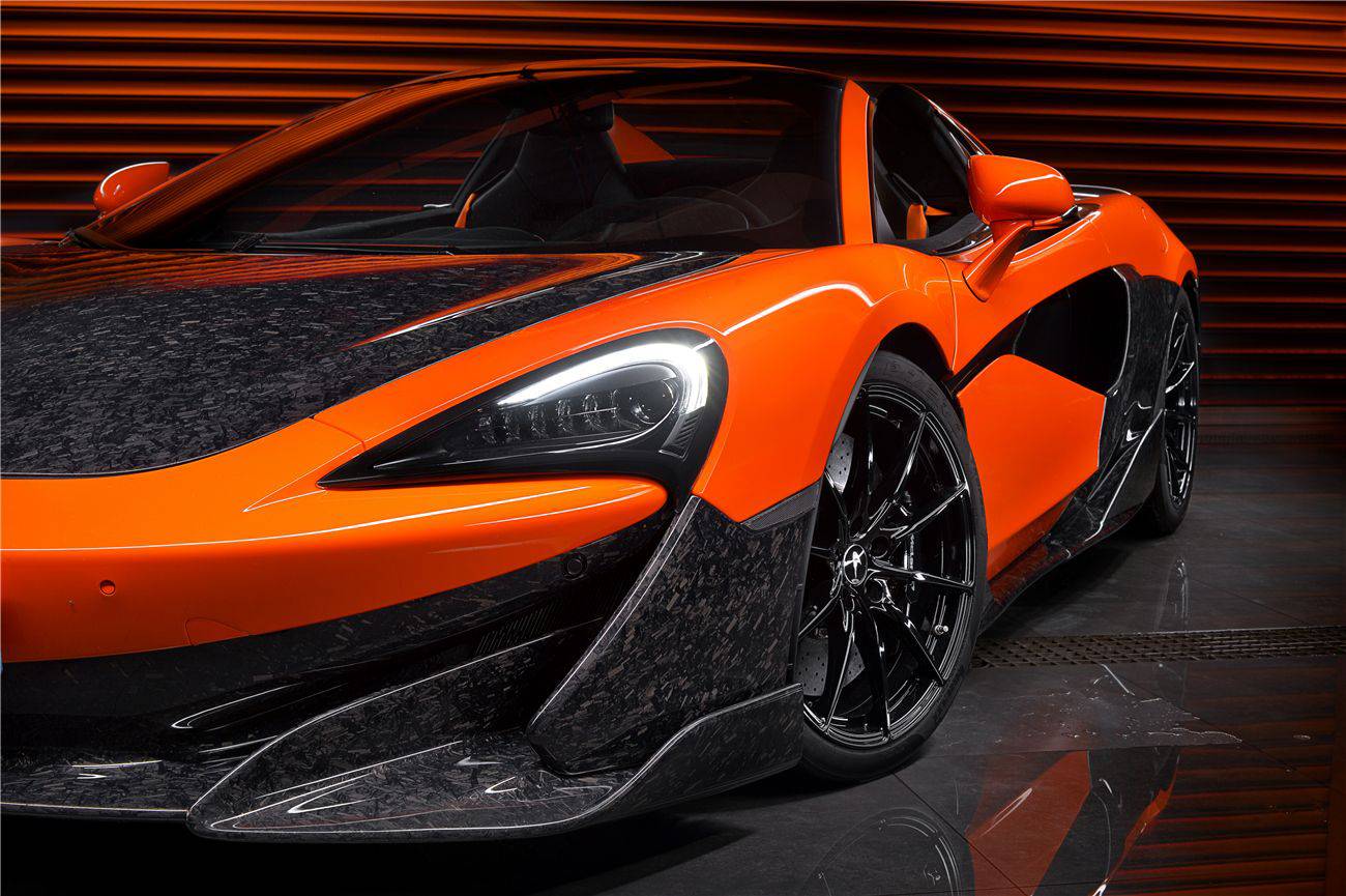 Carbonado 2018-2021 McLaren 600LT Carbon Fiber Front Bumper Side Splitter