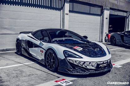 Carbonado 2018-2021 McLaren 600LT Carbon Fiber Front Bumper Side Splitter