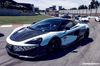 Carbonado 2018-2021 McLaren 600LT Carbon Fiber Front Bumper Side Splitter